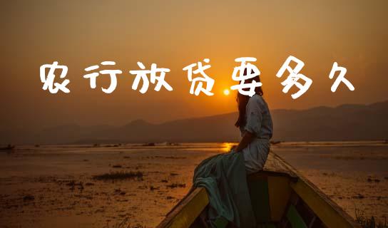 农行放贷要多久_https://m.15771688.com_道指实时行情_第1张