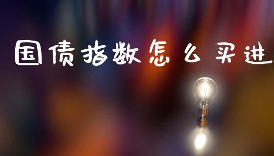 国债指数怎么买进_https://m.15771688.com_期货手续费_第1张