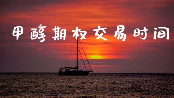甲醇期权交易时间_https://m.15771688.com_期货开户_第1张