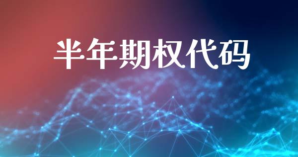 半年期权代码_https://m.15771688.com_道指实时行情_第1张