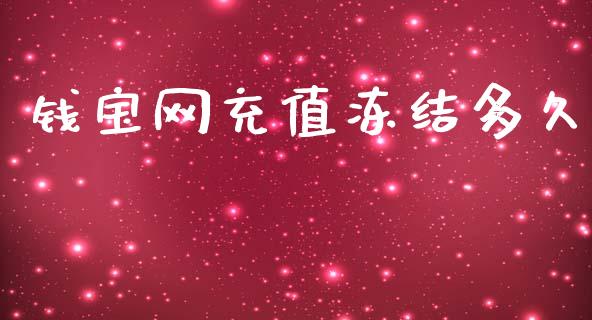 钱宝网充值冻结多久_https://m.15771688.com_期货手续费_第1张