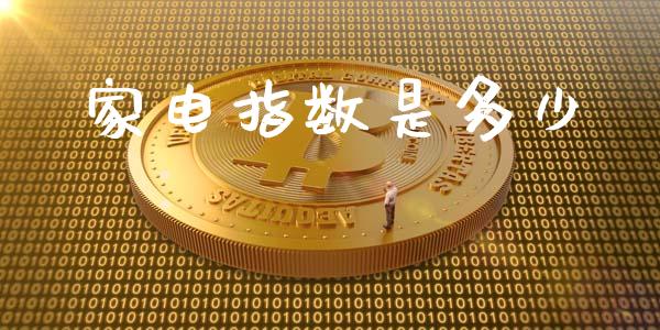 家电指数是多少_https://m.15771688.com_期货手续费_第1张