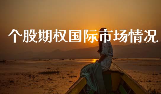 个股期权国际市场情况_https://m.15771688.com_期货开户_第1张