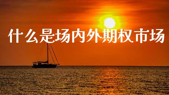 什么是场内外期权市场_https://m.15771688.com_美国道指_第1张