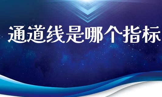 通道线是哪个指标_https://m.15771688.com_道指实时行情_第1张