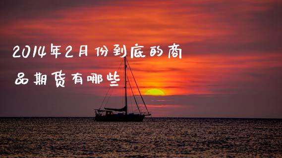 2014年2月份到底的商品期货有哪些_https://m.15771688.com_期货开户_第1张