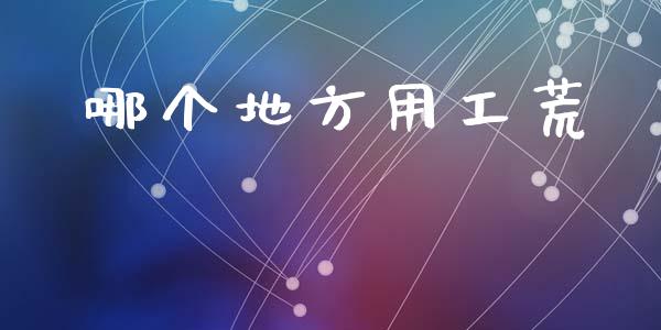 哪个地方用工荒_https://m.15771688.com_道指实时行情_第1张