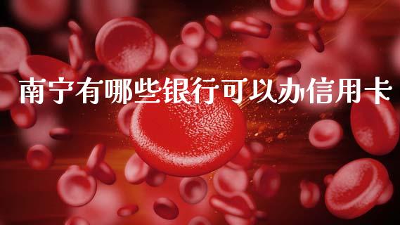 南宁有哪些银行可以办信用卡_https://m.15771688.com_期货手续费_第1张