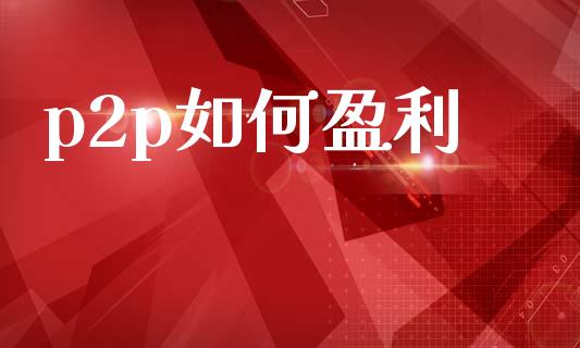 p2p如何盈利_https://m.15771688.com_道指实时行情_第1张