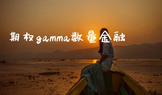 期权gamma数量金融_https://m.15771688.com_美国道指_第1张